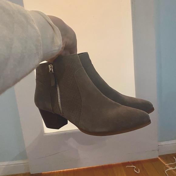 Violet And Red Carley Suede Bootie 